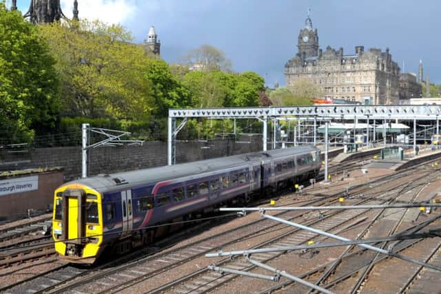 A partially sighted woman was verbally abused on an early morning train from Edinburgh