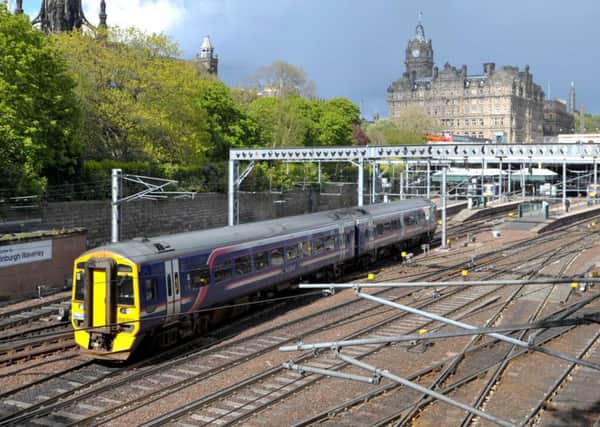 A partially sighted woman was verbally abused on an early morning train from Edinburgh