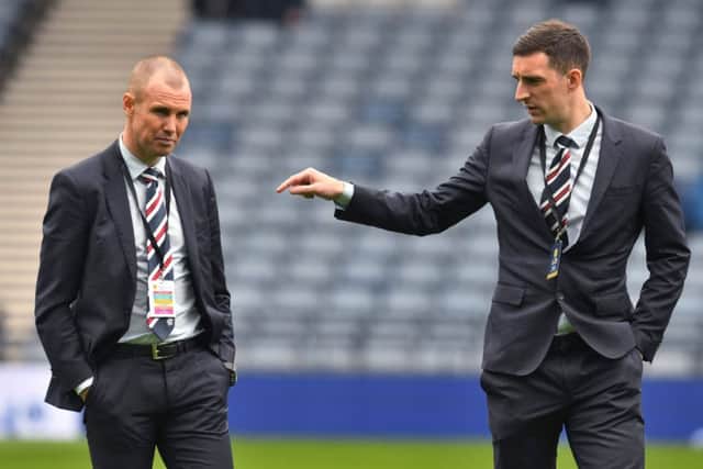 Kenny Miller and Lee Wallace fell foul of Rangers manager Graeme Murty