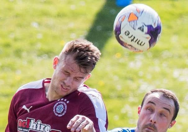 Gary Thom, left, has been at Linlithgow since 2014 but silverware has eluded him