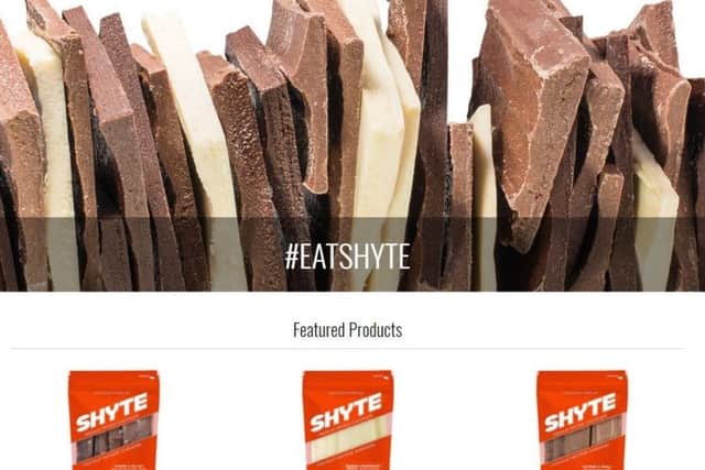 The Shyte home page. The name is an acronym for 'seriously helps you energise"