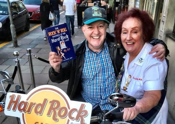 Liam Rudden and Hard Rock Cafe legend and ambassador Rita