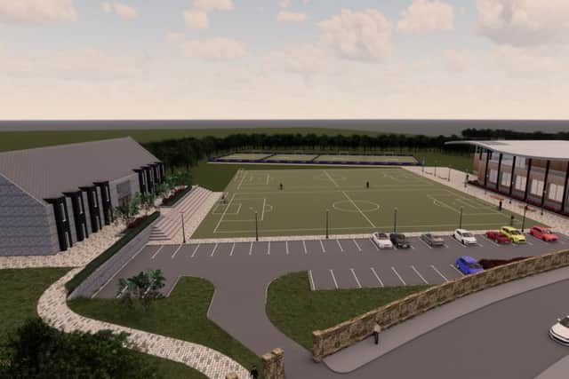 An artists impression of the proposed facility