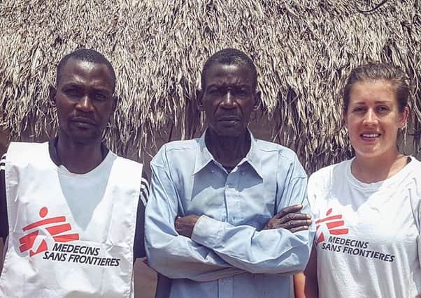 "Flying Doctor" Izzy Scott-Moncrieff has been working for humanitarian organisation Medicins Sans Frontieres (MSF)  in the Democratic Republic of Congo since October last year.