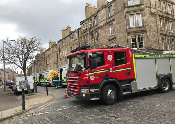 The incident occurred at Halmyre Street in Leith. Picture: TSPL