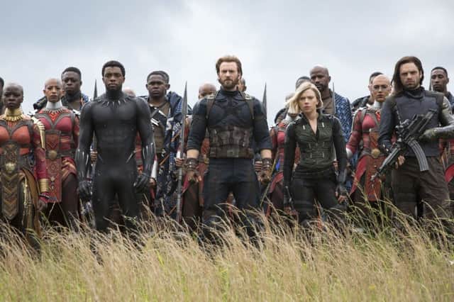 Avengers Infinity War gets a 6 star review from the Edinburgh Evening News