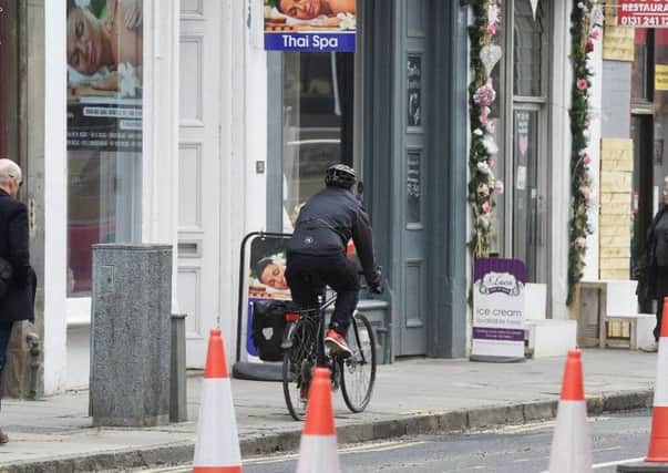 Residents said they were living in fear of cyclists on the pavement.
