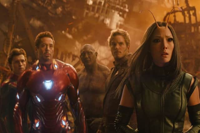The new Avengers movie is going down a treat with Edinburgh fans. Picture: AP