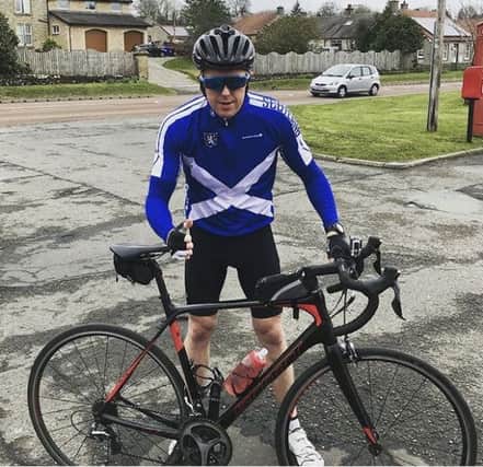 BRAZEN thieves stole a charity supporters bike in broad daylight on a busy West End street less than a week before his big fundraiser. 
Brian Gerry is Cycling the Etape Loch Ness & Etape Caledonia for Rainbow Valley because I want to support Rainbow Valley