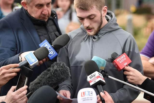 The family of Alfie Evans addressed media today