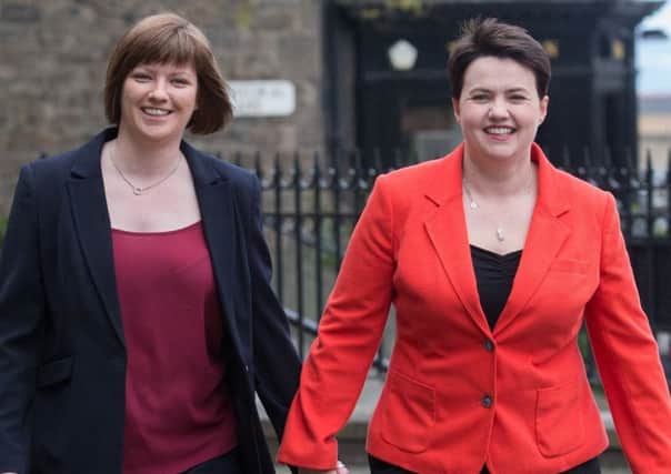 Ruth Davidson is expecting her first child with partner Jen Wilson. Picture: Getty