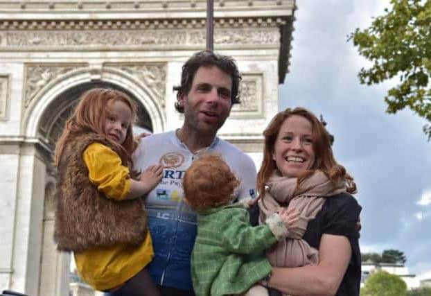 Mark Beaumont will be taking part in Pedal on Parliament with at least one of his daughters. Picture: Getty Images