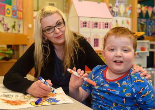 Murray Gray aged five is suffering from a rare form of epilepsy.