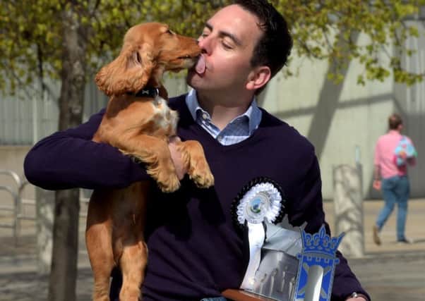 Holyrood Dog of the Year 2018 - Winner - Maurice Golden and Leo the Cocker Spaniel