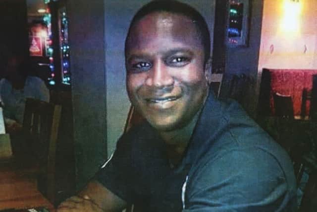 Sheku Bayoh died after being detained by nine police officers in Kirkcaldy in May 2015