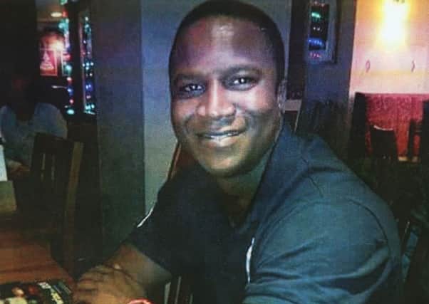 Sheku Bayoh died after being detained by nine police officers in Kirkcaldy in May 2015