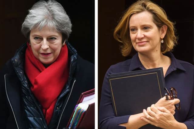 Theresa May has accepted the resignation of Amber Rudd as Home Secretary, Downing Street has said. Picture: PA