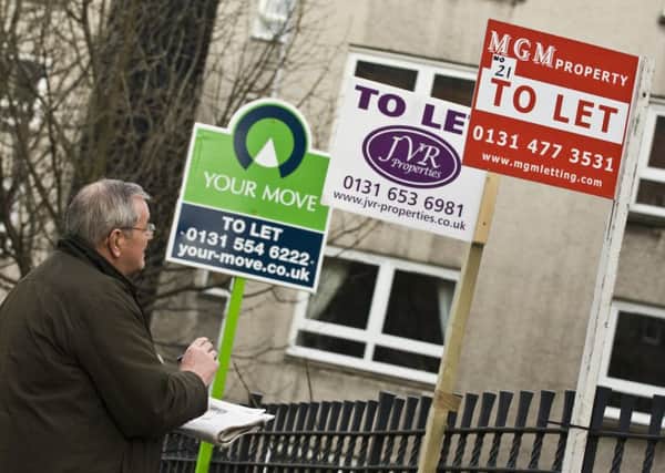 The average rental cost of a two-bedroom flat in Edinburgh is Â£956. Picture: Ian Georgeson
