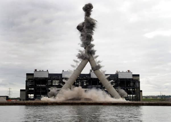 Cockenzie Power Station was demolished in 2016. Picture: Lisa Ferguson