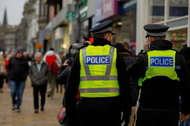 Police numbers have dropped by 33 in Edinburgh.