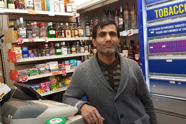 Mohammad Abdullah,44, store manager at U-Save on Elm Row. Picture: TSPL