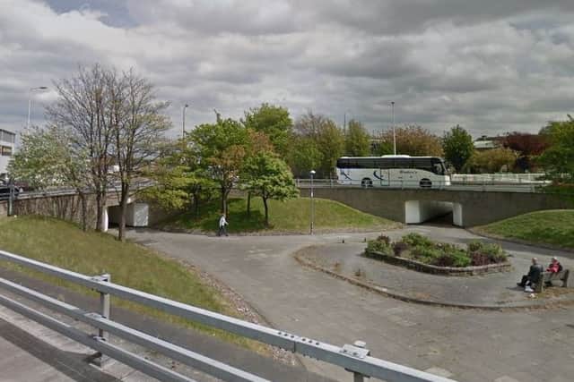 The woman was assaulted when walking through the underpass. Picture; Google Maps