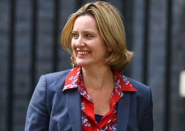 Amber Rudd has fallen on her sword over the Windrush scandal. Picture: PA