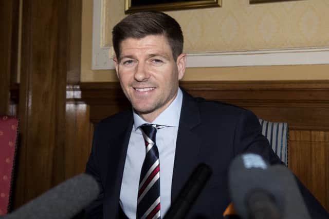Steven Gerrard is the new Rangers manager. Pic: SNS
