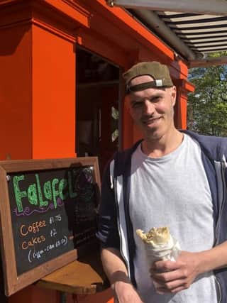 John Robertson set off for a trip to Israel and Palestine on a quest to find the perfect falafel.
