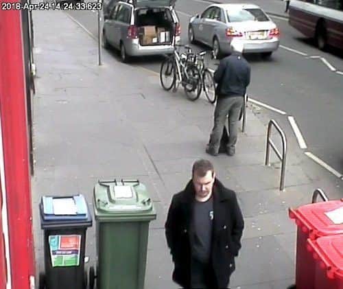 Police in Edinburgh have released images of a man after an attempted robbery in the city centre.
