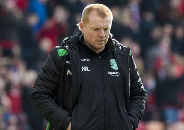 Outburst: Neil Lennon claimed he would have to consider his future over the summer. Picture: SNS Group