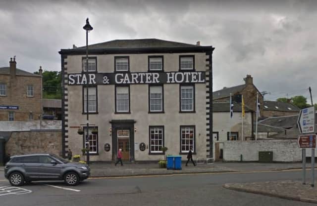 The incident took place at The Star and Garter Hotel