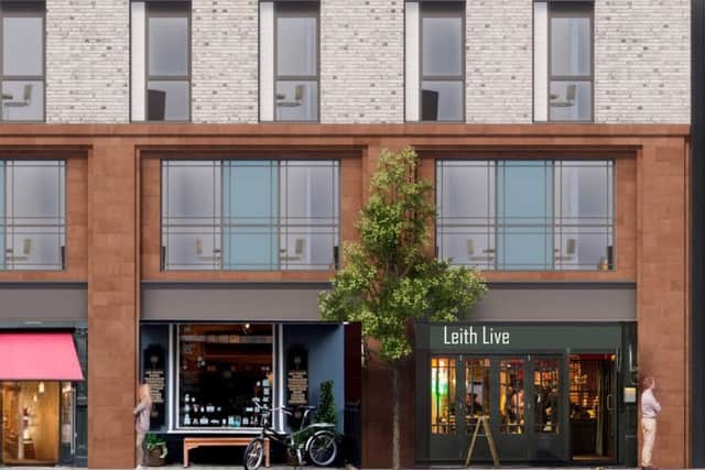 Artist's impression of the new development at Leith Walk.