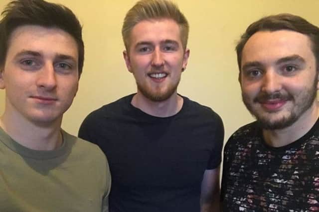 Alex Cochran,Jake Scoltock and Alex Kirby