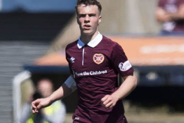 Chris Hamilton, 16, made his debut for Hearts against Kilmarnock at Rugby Park