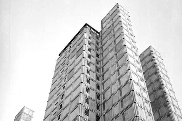 The Leith Fort multi-storey flats opened by LP D M Weatherstone in the 1960s. Picture: TSPL