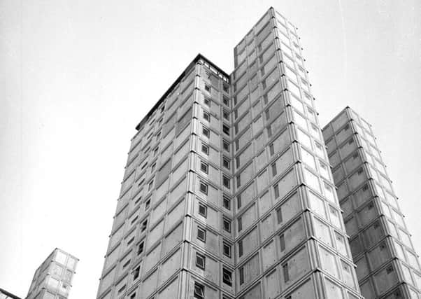 The Leith Fort multi-storey flats opened by LP D M Weatherstone in the 1960s. Picture: TSPL