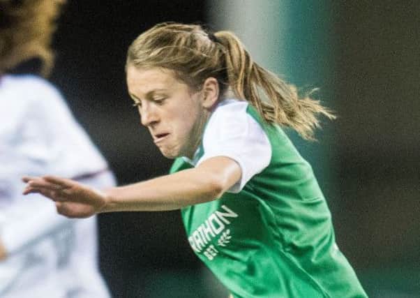 Lizzie Arnot scored the opening goal for Hibs Ladies
