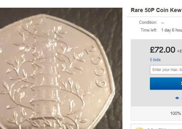 A screengrab from the sellers page on Ebay.