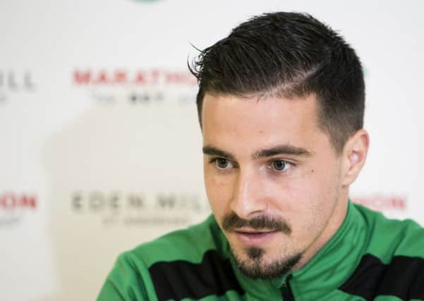 Axed: Jamie Maclaren was one of six players trimmed from Bert van Marwijk's squad. Picture: SNS Group