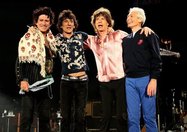 Rolling Stones, Keith Richards, Ronnie Wood, Mick Jagger and Charlie Watts