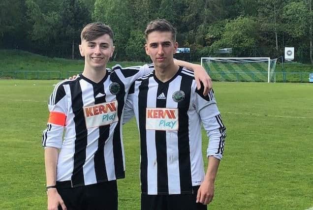 Kai and Kacper - called up for Scottish Youth futsal team.