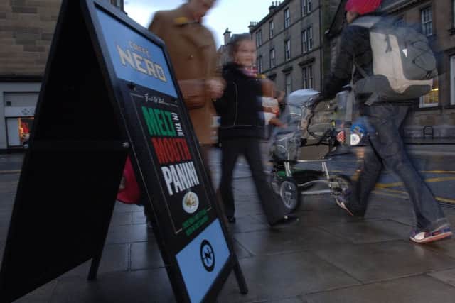 Edinburgh is set o ban on-street advertising boards
