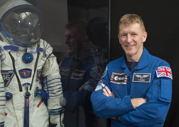 National Museum of Scotland    European Space Agency Astronaut Tim Peake was re-united with the Soyuz spacecraft used in the Principia Mission to the International Space Station.