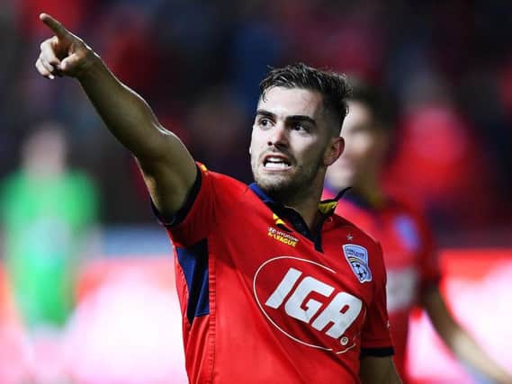 Hearts want to sign Adelaide United left-back Ben Garuccio on a pre-contract