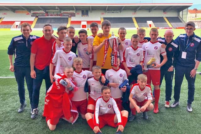 Spartans 14s with the Inspiresport Scottish Cup