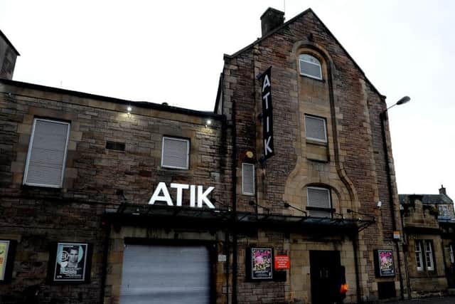 Atik night club where John Leslie was arrested. Picture; Lisa Ferguson