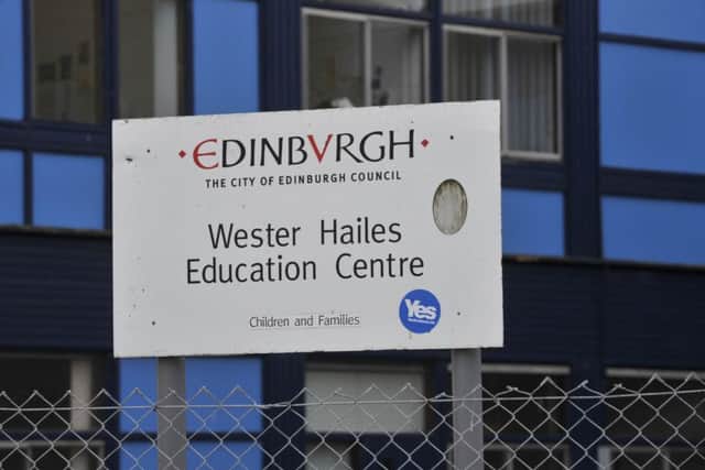 Pictured Western Hailes Education Centre.