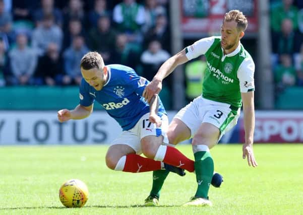 Steven Whittaker will be sidelined for Hibs' Premiership opener at the start of August
