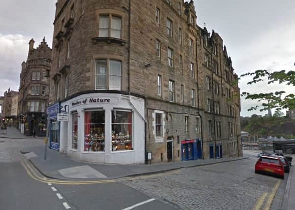 The incident happened at the top end of Cranston Street off Edinburgh's Royal Mile. Picture: Google Street View